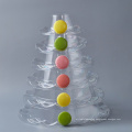 New Food Grade PVC plastic 6 Tiers  Macaron Tower Stand Cupcake Display For wedding Birthday Party Decoration